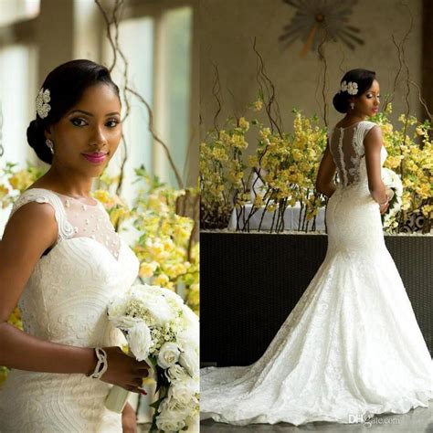 Select from premium african american wedding of the highest quality. Luxury African Mermaid Lace Wedding Dresses 2016 Amazing ...