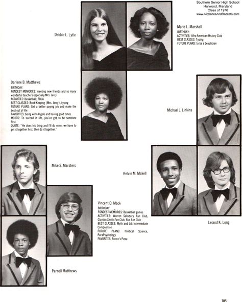Southern Senior High School Class Of 1976 Yearbook Photos Airplanes