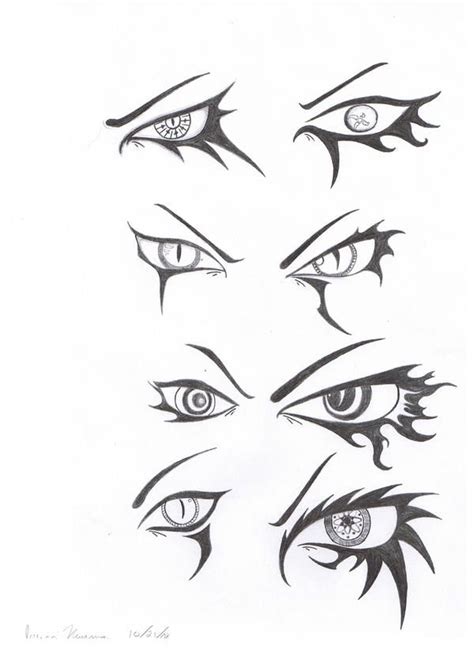 Nami's eyes occasionally change to the symbol for beri when there's a potential profit to be made, sanji's eyes change to hearts whenever he's swooning over one of the girls, and in one chapter luffy's eyes changed to takoyaki to show just how much he craved the food. demon eyes by vincentuchiha | Demon drawings, Anime eye ...