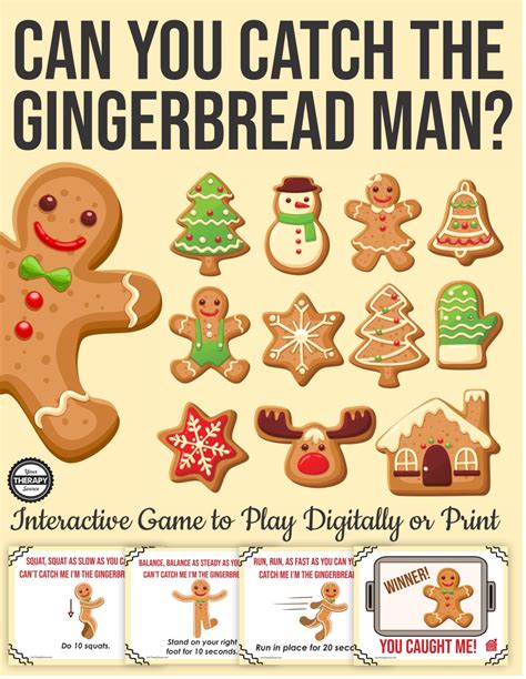 Gingerbread Man Game Your Therapy Source