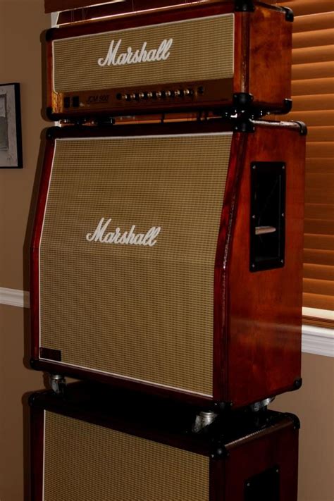 Musical instrument gear incl guitar amplifiers, effect pedals, valves, rack mount. marshall wood half stack - Recherche Google | Guitars ...