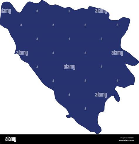 Bosnia And Herzegovina Map Stock Vector Image And Art Alamy