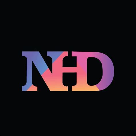 Nhd Letter Logo Minimalist Logo Design Logo Design Creative Custom