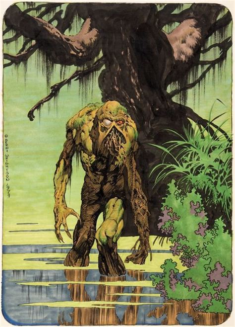 Swamp Thing By Bernie Wrightson Comic Book Artists Comic Artist Comic
