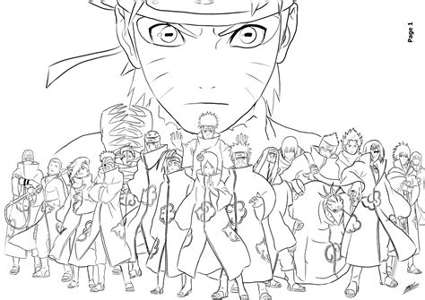 Dibujos Para Colorear De Naruto Haciendo El Rasengan Impresion Gratuita