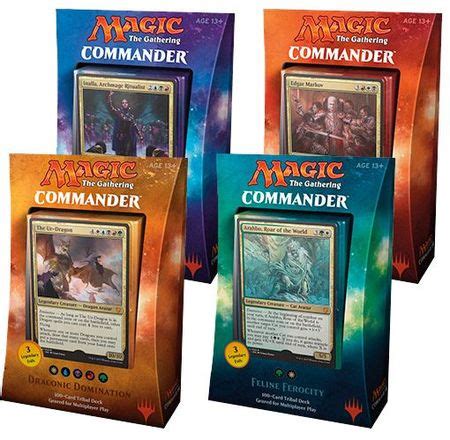Wizards lived up to this year's hype in my eyes. Commander 2017 Complete Set of 4 Decks (MTG) - Magic: The ...