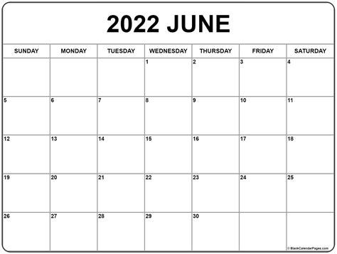 june  calendar  printable calendar