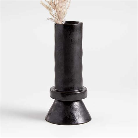 Leanne Ford Design Crate And Barrel Crate And Barrel Black Vase