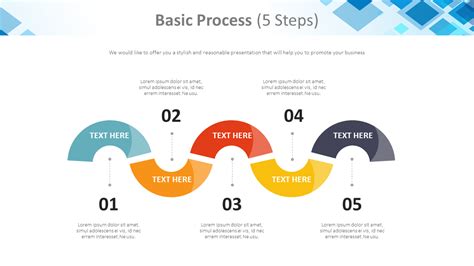 5 Step Process Diagram