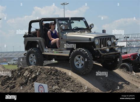 Jeeps On The Beach Jeep Convention In Daytona Florida Usa Stock Photo