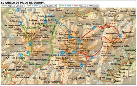 El Anillo de Picos de Europa Höhen und Fernwanderwege