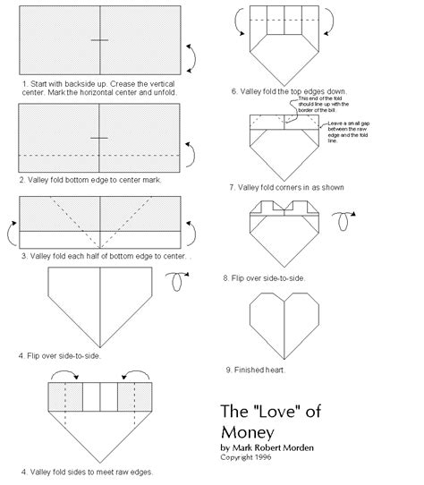 The eyes can be cut out from colored paper, fabric, electrical tape, or o. easy origami heart, e.g. for folding money into gifts ...