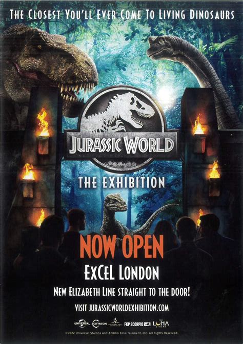 Excel London Jurassic World The Exhibition