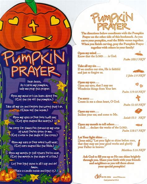 Carve Your Special Pumpkin As You Read The Coordinating Verses When
