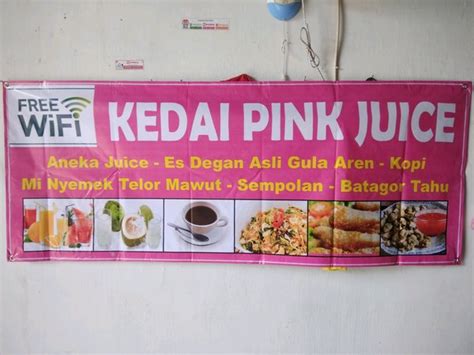 Cetak banner daftar menu warung makanan dan minuman. Spanduk Sempolan - gambar spanduk