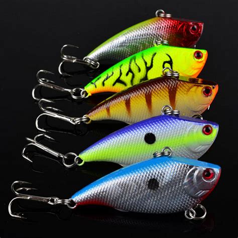 Lot 5Pcs Fishing Lures Kinds Of Minnow Fish Bass Tackle ...
