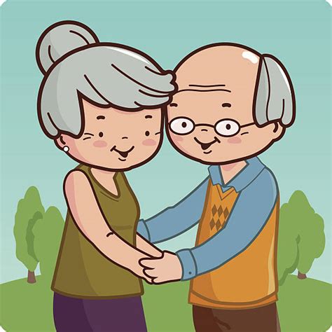 Best Senior Couple Dating Illustrations Royalty Free Vector Graphics