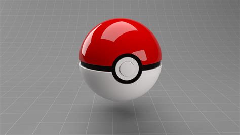 Pokeball Ball 3d Model Turbosquid 1524378