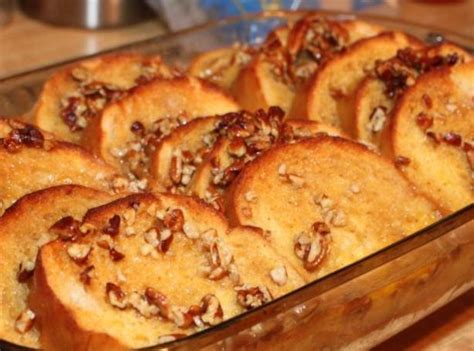 Jiffy), 1 cup sour cream, 1/2 stick butter, melted, 1 to 1 1/2 cups shredded cheddar. Paula Deen's Praline French Toast Casserole Recipe | Just ...