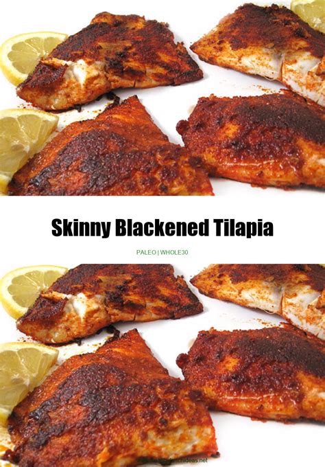 Healthy Recipes Skinny Blackened Tilapia Recipe