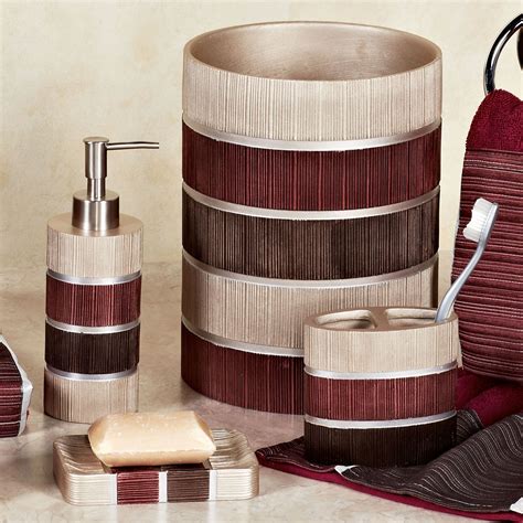 Next day delivery & free returns available. Burgundy Bath Accessory Sets | Tyres2c