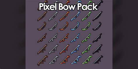 Pixel Bow Pack By Stealthix