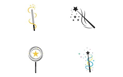 Vector Magic Wand Logo Icon Graphic By Hati Royani · Creative Fabrica