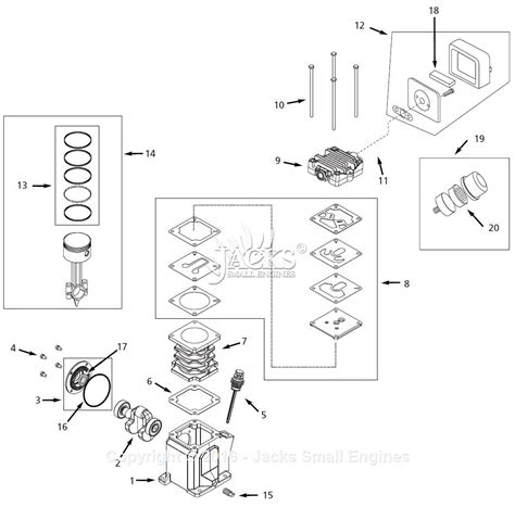 Campbell Hausfeld Vs Kb Parts Diagram For Pump Parts