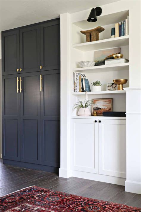 I was replacing old sliding doors in already built in wardrobe for ikea pax doors and adjusting the whole build in wardrobe frame to the right measurements of ikea pax doors. Super Smooth IKEA PAX Hacks That Look Seamless & Built-In ...