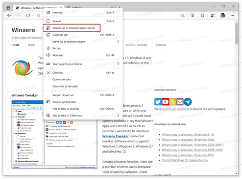 Cách Bật tắt Load Lại ở Internet Explorer Mode Trong Microsoft Edge How