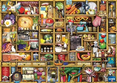 Ravensburger The Curious Cupboard No1 The Kitchen Cupboard Jigsaw P