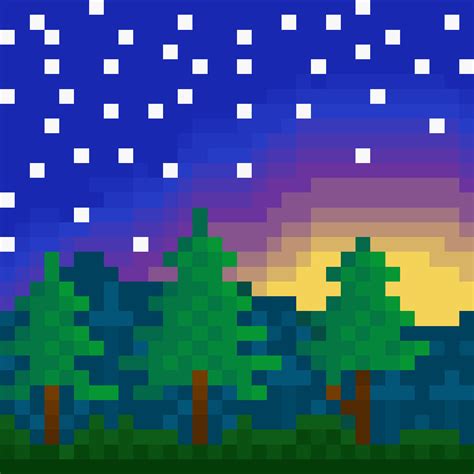 My First Attempt At Pixel Art Nothing Special But I Kinda Like It