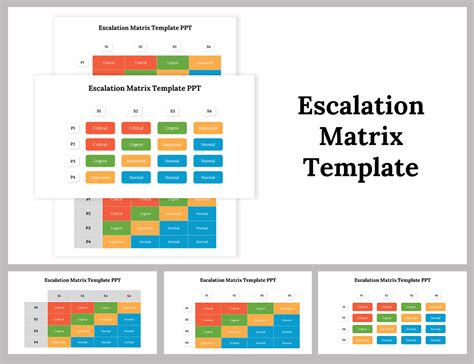 Escalation Matrix Template Ppt And Google Slides Themes