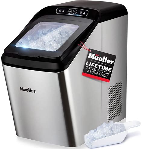 Mueller Nugget Ice Maker Machine Heavy Duty Countertop Ice Machine 26