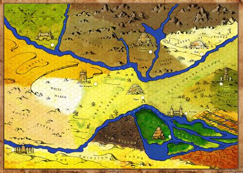 Ancient Mesopotamia Map Rough V6 Final Color 1200 