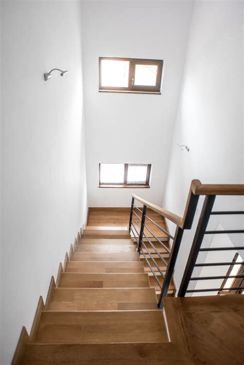 Living Room Stairs Modern Minimalist Interior Design Wooden