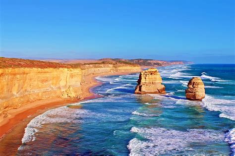 Hd Wallpaper Australia Great Ocean Road Beach Coast Landscape