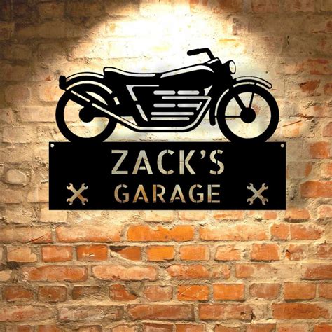 Custom Garage Sign Personalized Sign Steel Garage Tool Sign T For