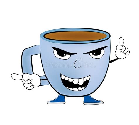 Sad Cup Of Coffee Cartoon Stock Illustration Illustration Of Cartoon