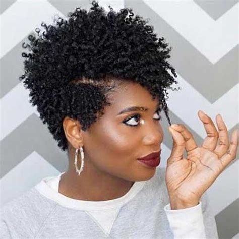 Latest Short Natural Hairstyles For Black Women Short