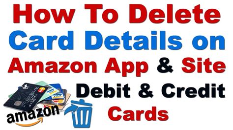 Are you tired of automatic billing by the store when it charges you membership you need to press the left or right to highlight the account with credit card information that you want to remove. How to Delete Debit & Credit Card Details from Amazon App ...