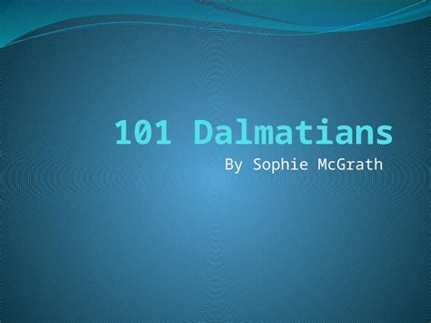 Pptx Dalmatians Trailer Analysis Dokumen Tips
