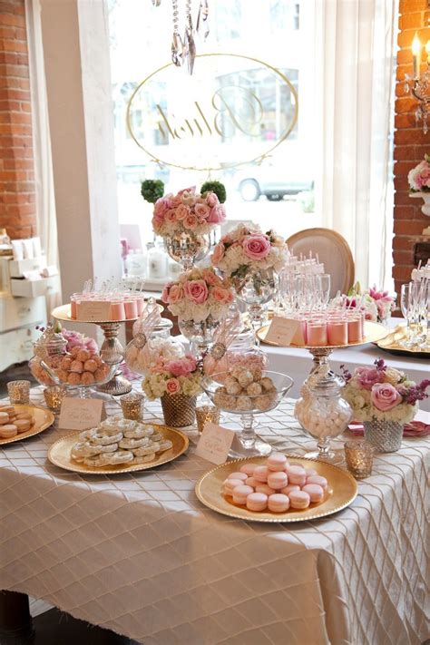 Luxury Beauty Boutique | Bridal shower desserts table, Bridal shower