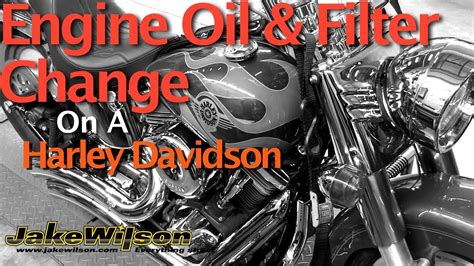 The oil particles stay suspended and entangled, allowing more contaminants to be trapped. Harley Davidson Engine Oil & Filter Change | JakeWilson ...