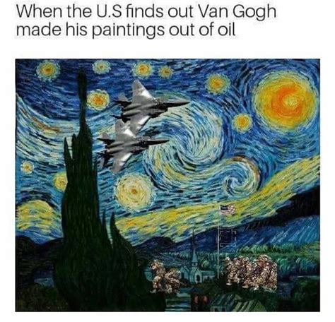 When The US Finds Out Van Gogh Made His Paintings In Oil America