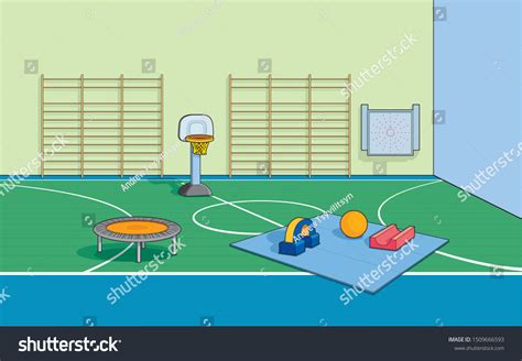 babe Gym Vector Cartoon 스톡 벡터 로열티 프리 Shutterstock