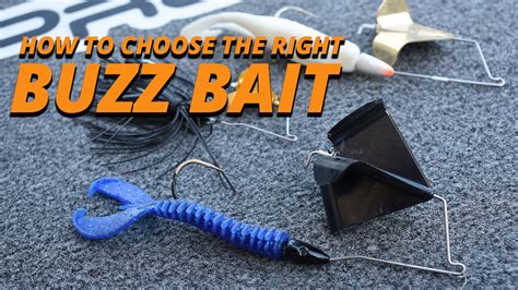How To Choose The Right Buzz Bait Youtube