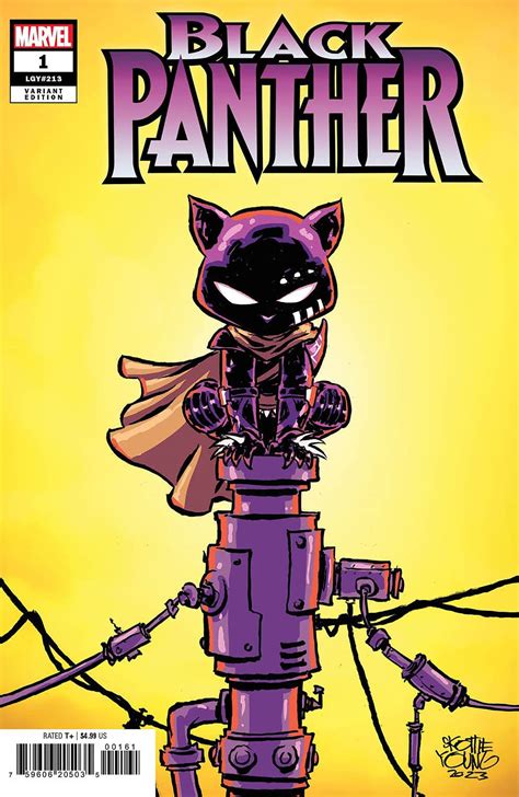 Black Panther 1 Skottie Young Variant Cover Legacy Comics And Cards