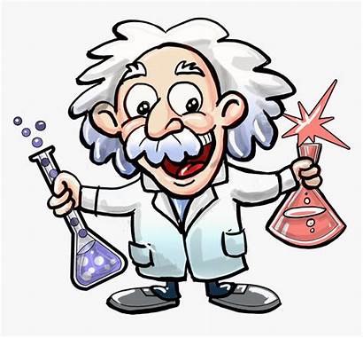 Einstein Albert Cartoon Science Scientist Clipart Junior