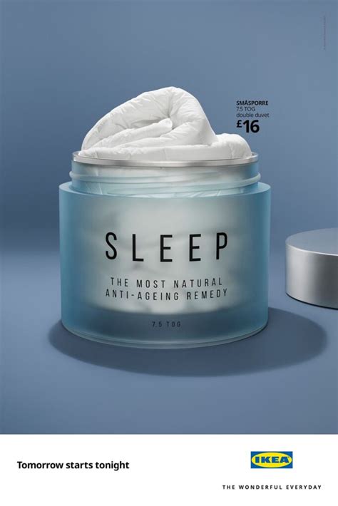 ikeas advertising campaign promoting sleep tomorrow